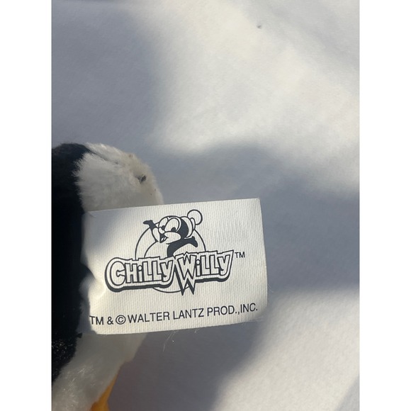 Chilly Willy Penguin Plush Toy Red Striped Hat Warner Bros Cartoon Collectible - Picture 3 of 5